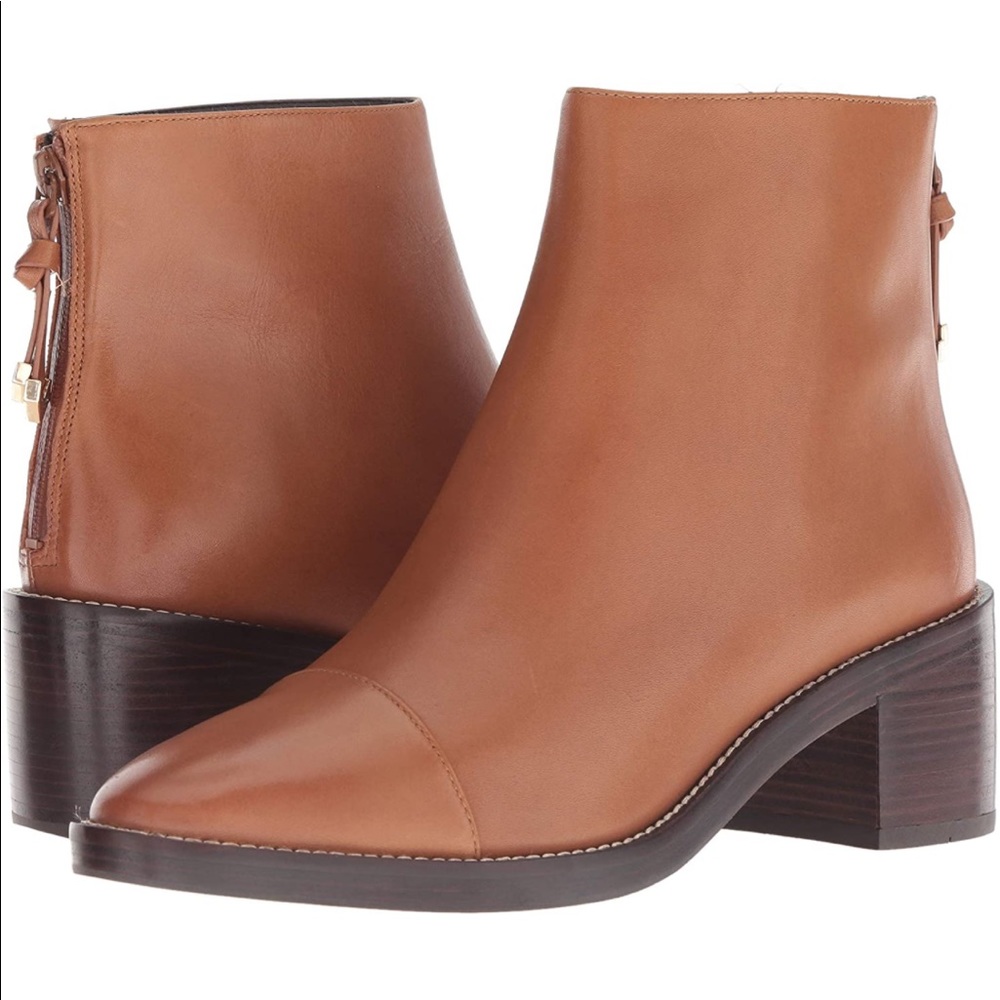 NWB Cole Haan Women's Winne Grand Bootie Waterproof Ankle Boot British Tan
